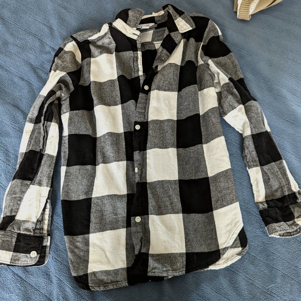 Old Navy Plaid Button Up Women's